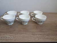 Old Yugoslav porcelain coffee cups