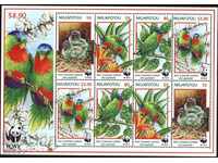 Pure brands small. WWF Birds Parrots 1998 Niuafu Tonga