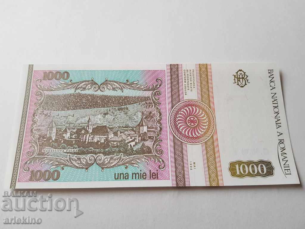 Livrarea Bancnota romaneasca de colectie 1000 lei 1993 UNC Livrarea Bancnota romaneasca de colectie 1000 lei 1993 UNC