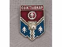 SIKTIVKAR RUSSIA COAT OF ARMS SYMBOL OF THE BADGE