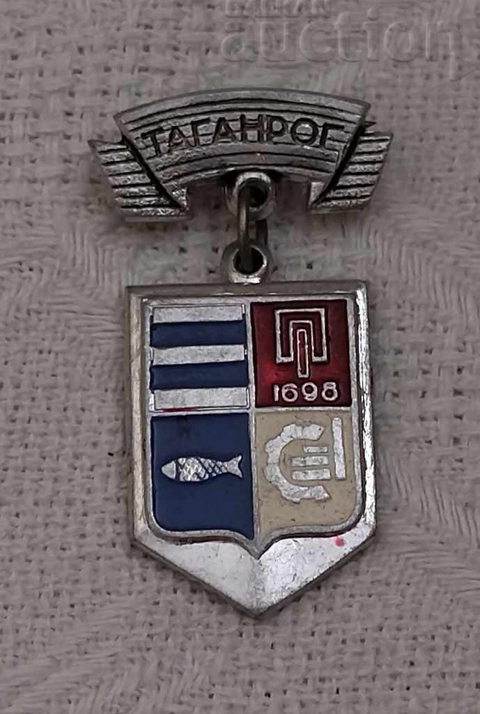 TAGANROG RUSSIA COAT OF ARMS SYMBOL OF THE BADGE
