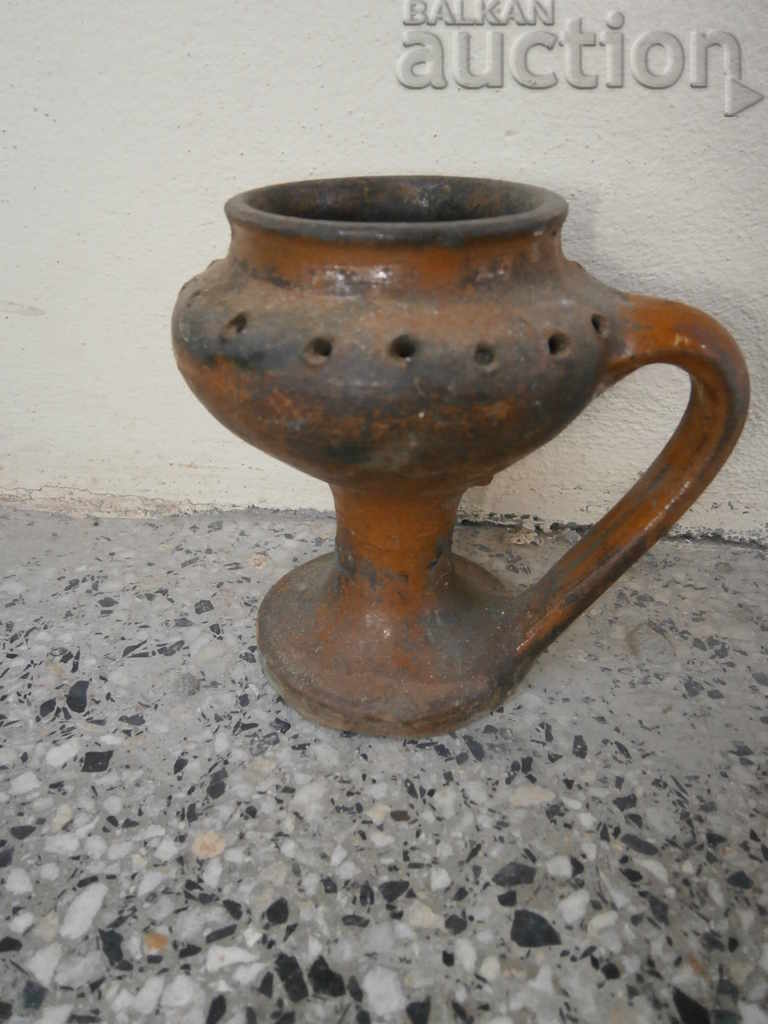 ancient ceramic incense burner