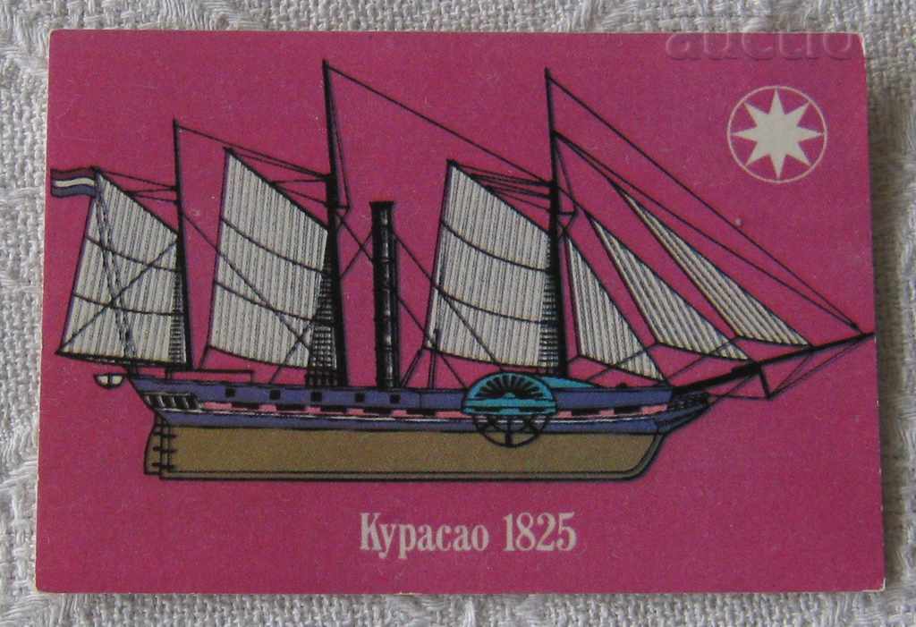 SHIP CURASAO 1825 CALENDAR 1987