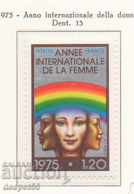 1975. Γαλλία. Διεθνές Έτος Γυναικών.