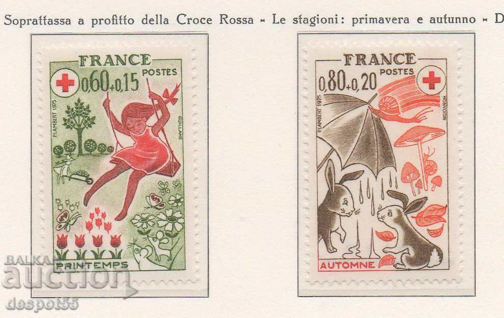 1975. Franţa. Crucea Rosie.