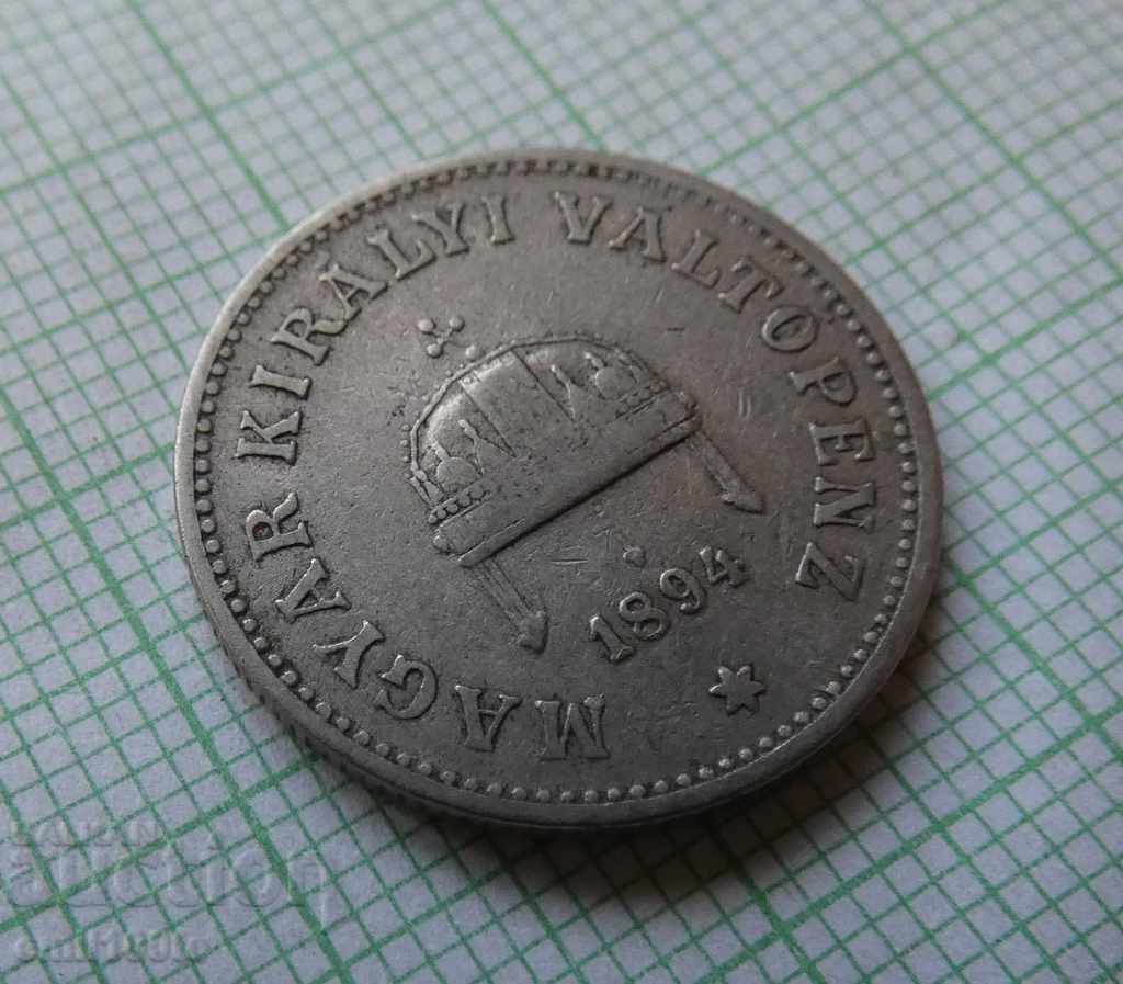 20 fillers 1894 Hungary - 5 20 fillers 1894 Hungary - 5