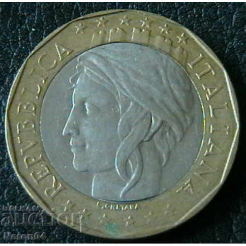 1000 lire 1997, Italia cu preț € 1.54 | 3.01 BGN 1000 lire 1997, Italia cu preț € 1.54 | 3.01 BGN