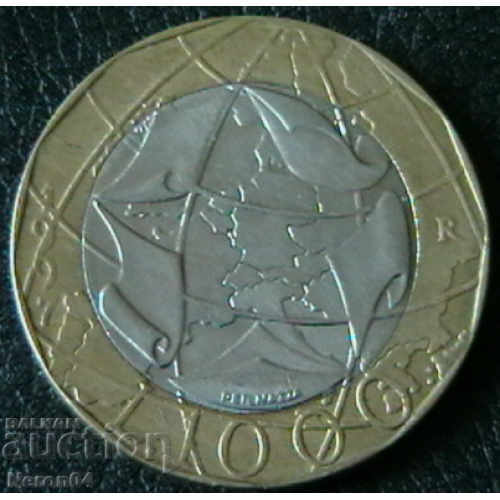 1.000 GBP 1997, Italia