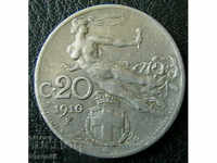 20 centissimi 1910, Italy