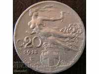20 centsimi 1913, Italy