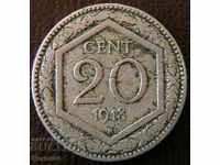 20 cents 1918, Italy
