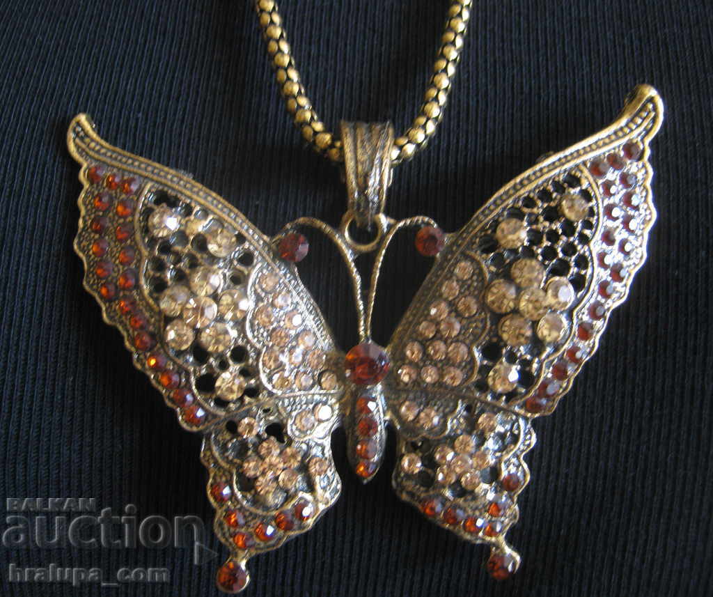 Auction Necklace necklace butterfly pendant necklace Auction Necklace necklace butterfly pendant necklace