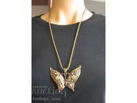 Necklace necklace butterfly pendant necklace