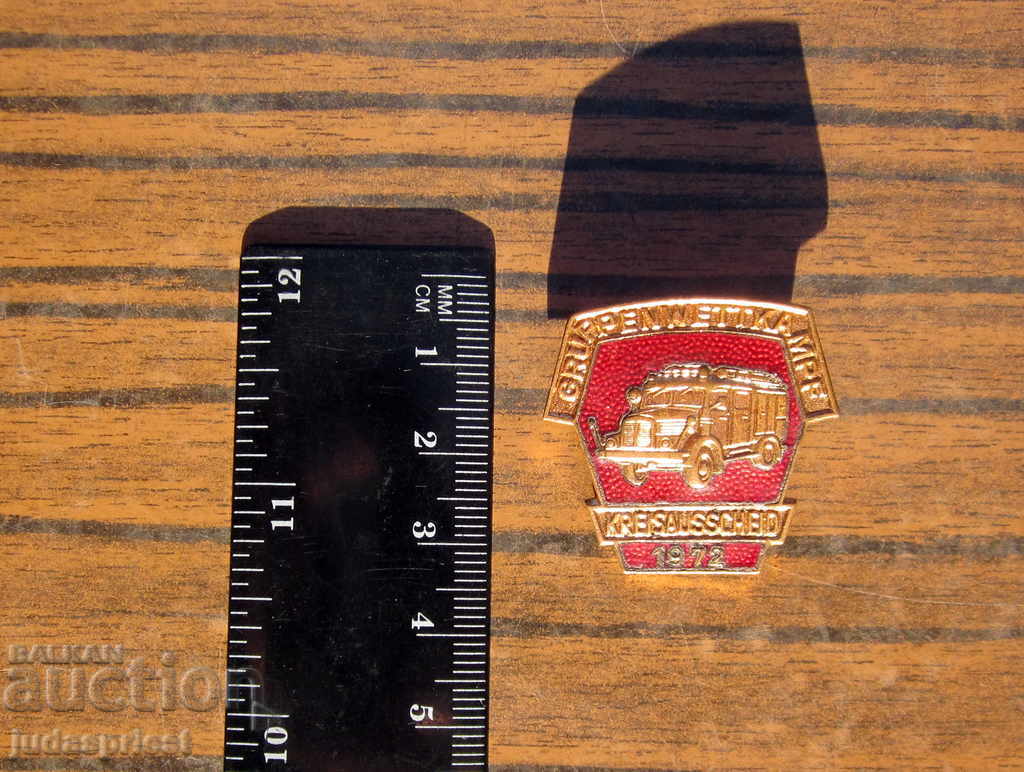 Auction firefighter sign firefighter badge firefighter Germany Auction firefighter sign firefighter badge firefighter Germany