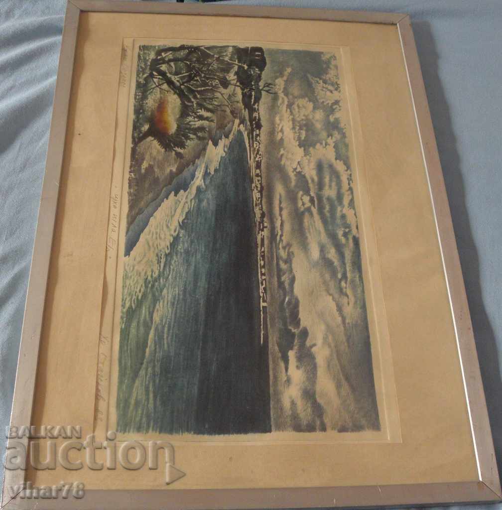 Auction HRISTO STAYKOV-GRAPHICS-OLD PICTURE, PAINTING-83 year-Only Auction HRISTO STAYKOV-GRAPHICS-OLD PICTURE, PAINTING-83 year-Only