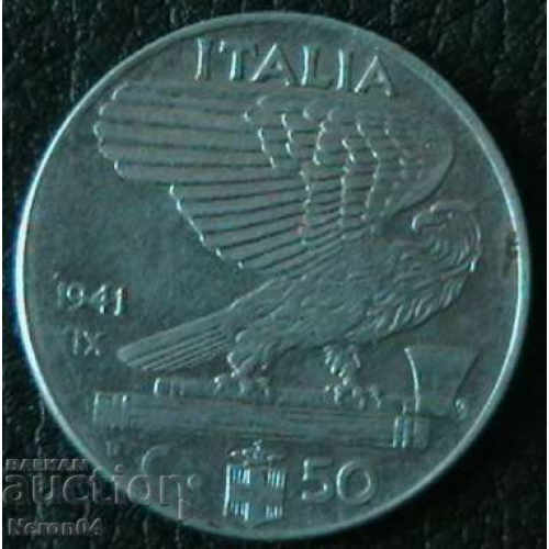 50 Centisimi 1941 (XIX), Italia