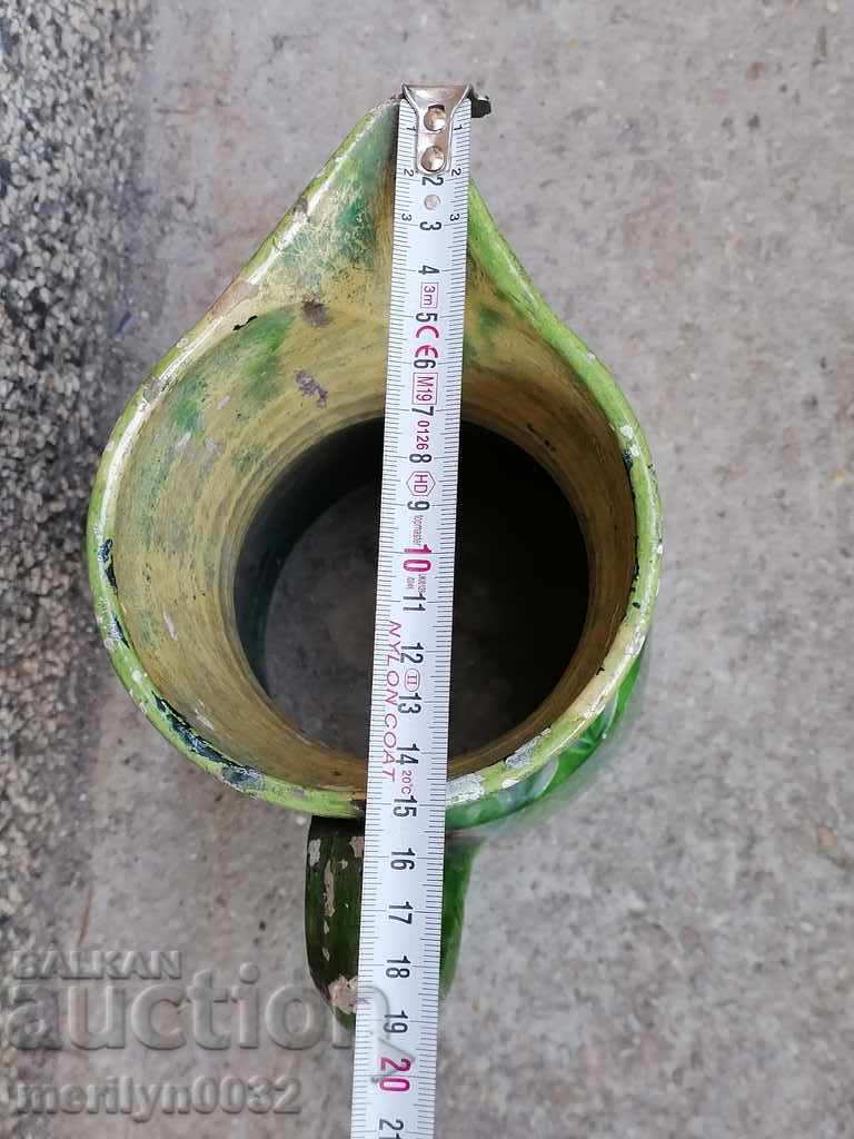 Old pottery, clay pot, late 19th century - 5 Old pottery, clay pot, late 19th century - 5