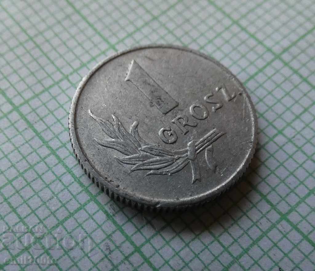 1 groschen 1949 Polonia cu preț 0.50 BGN | € 0.26