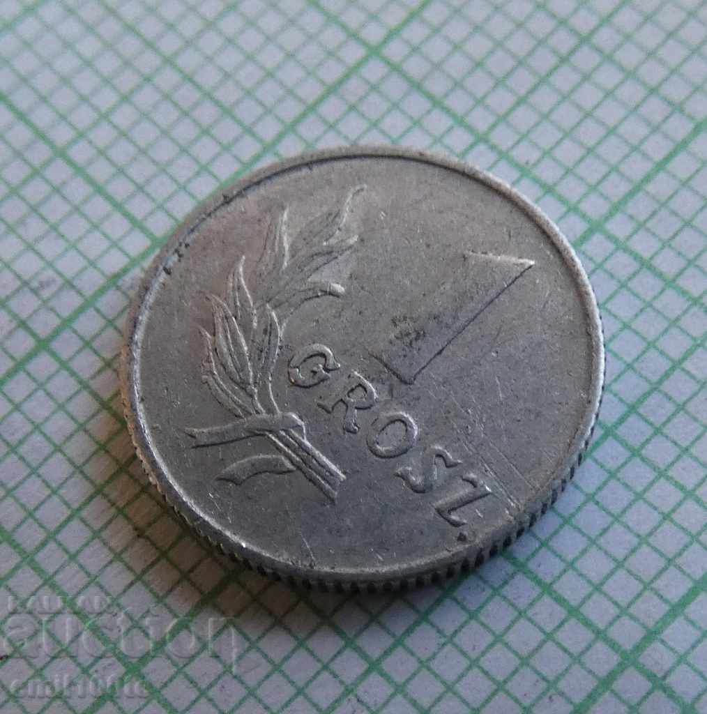 Licitație 1 groschen 1949 Polonia