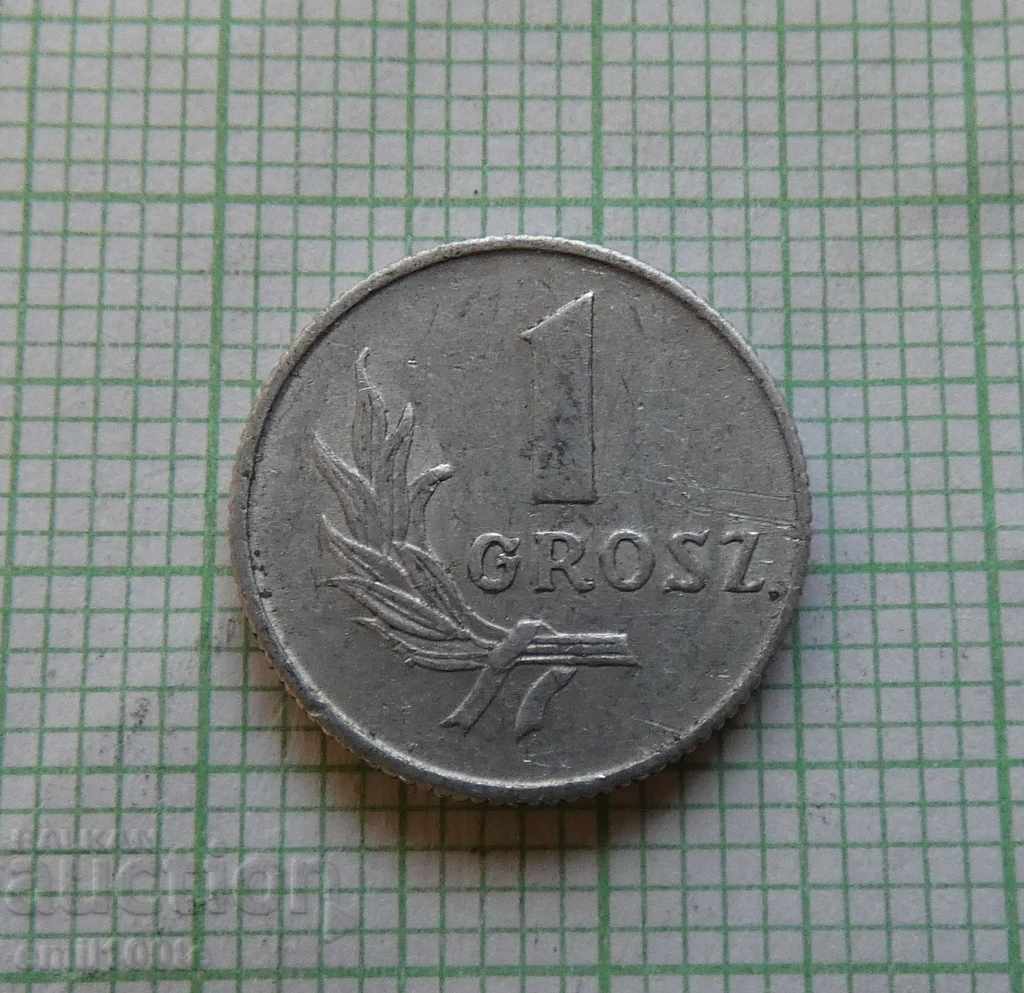 1 грош 1949 Полша