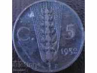 5 центисими 1932, Италия