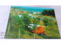 Postcard Pomorie Camping Europe 1978