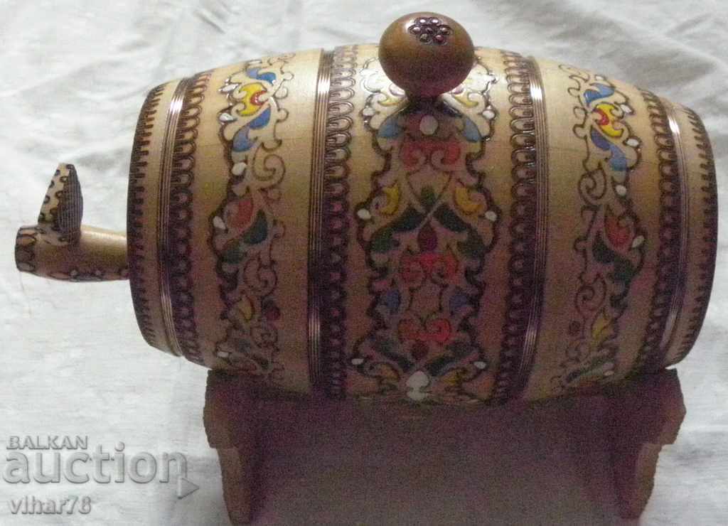 Auction Wooden barrel number 3 Auction Wooden barrel number 3