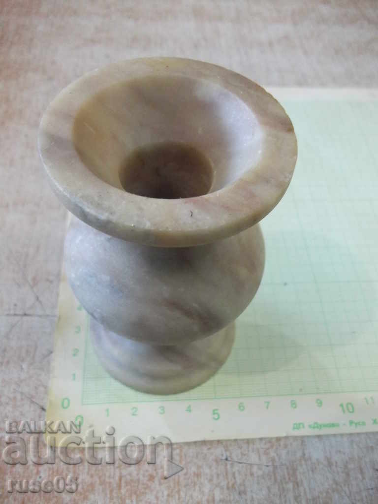 Marble candlestick from the sauce for a candle