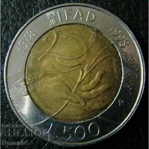 500 GBP 1998, Italia