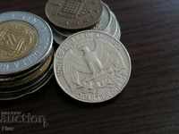 Monedă - SUA - 1/4 (sfert) dolar 1989