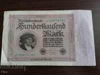 Ράιχ νομοσχέδιο - Γερμανία - 100.000 σημάτων | 1923.