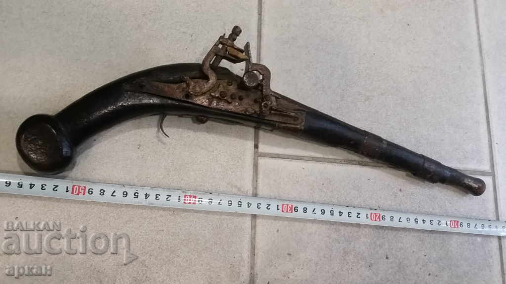 Old flintlock pistol - 6