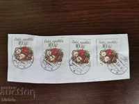 Postage stamps - Czech Republic, Spain, Bulgaria