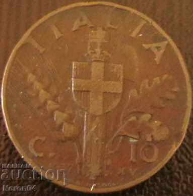10 центисими 1937, Италия