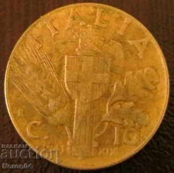 10 centesimi 1941, Italia