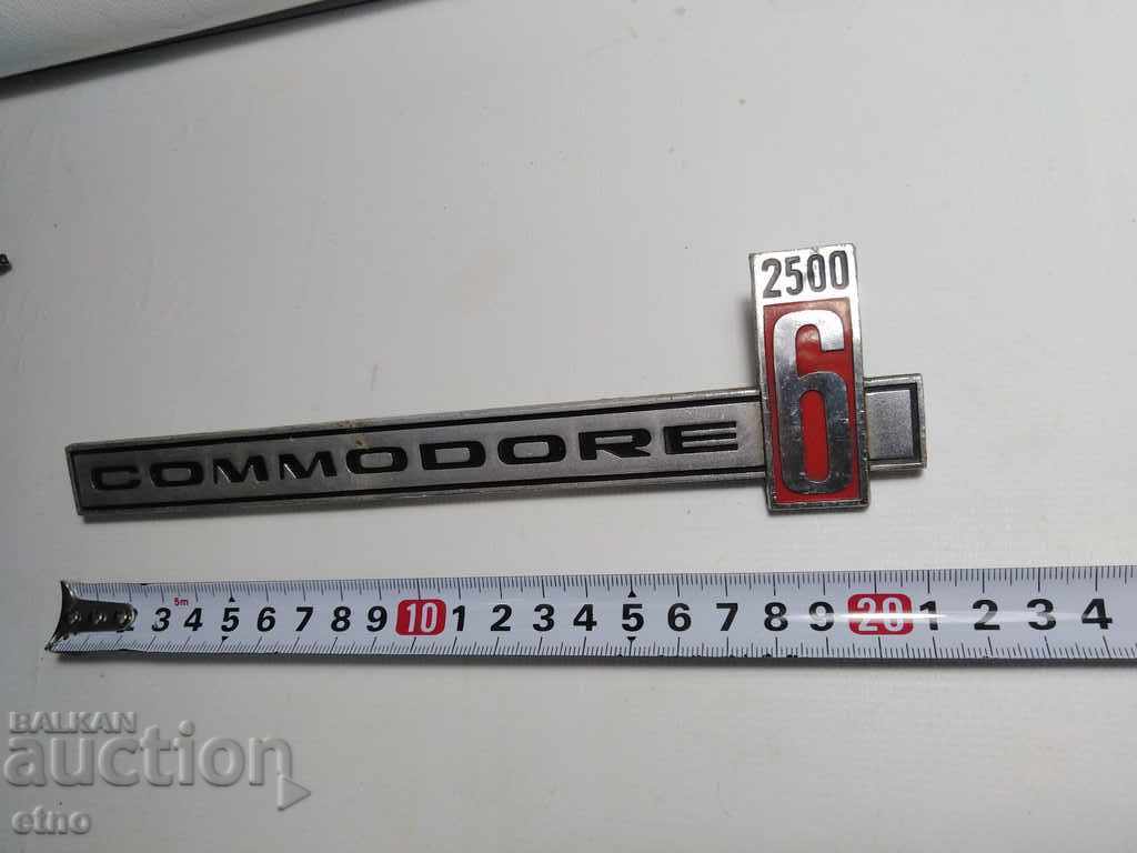 Delivery of RETRO CAR EMBLEM "OPEL COMMODORE 6 2500" OPEL Delivery of RETRO CAR EMBLEM "OPEL COMMODORE 6 2500" OPEL