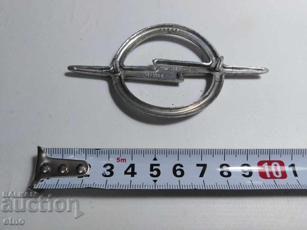 RETRO CAR EMBLEM "OPEL" OPEL with price 20.00 BGN | € 10.23