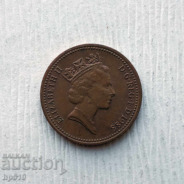 Great Britain 1 Penny 1988 with price 0.50 BGN | € 0.26 Great Britain 1 Penny 1988 with price 0.50 BGN | € 0.26