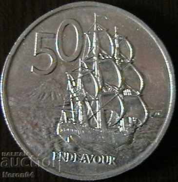 50 cenți 1987, Noua Zeelandă