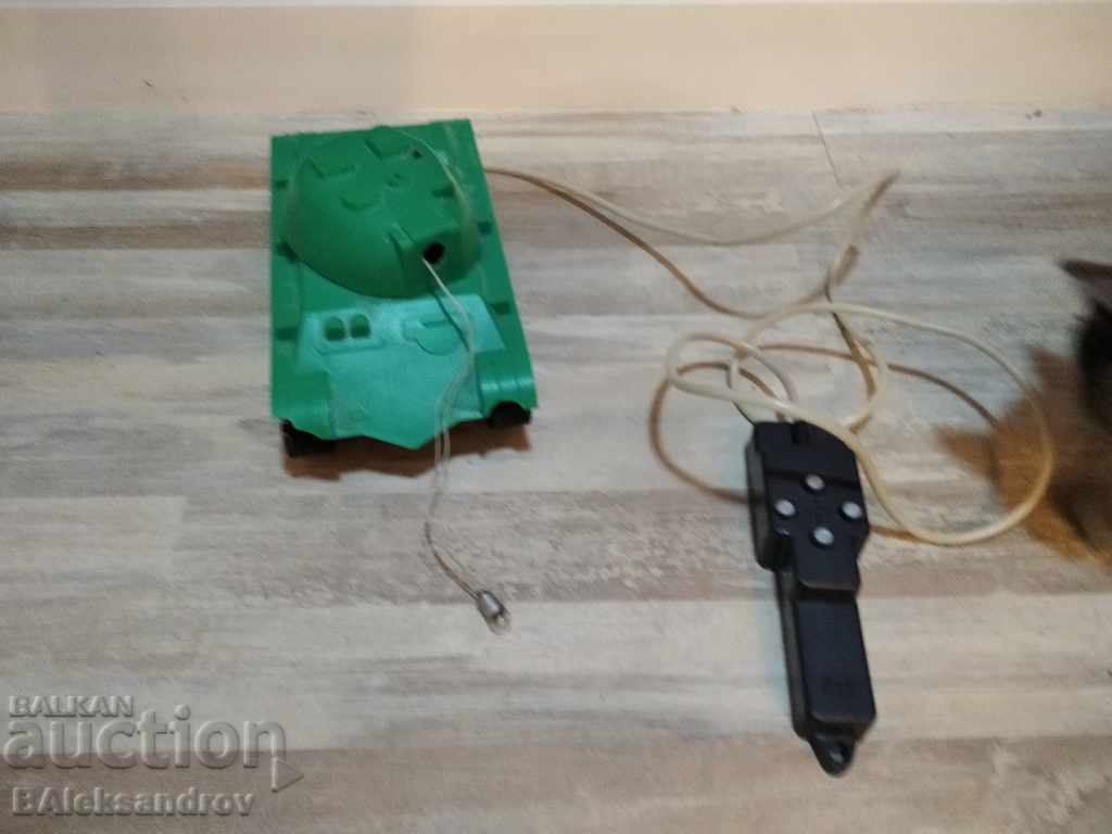 Old toy TANK remote
