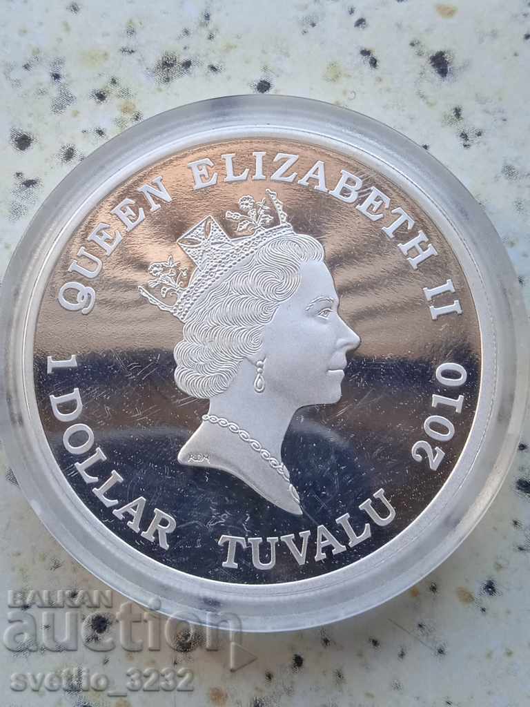Argint 1 OZ 2010 Tuvalu cu preț € 110.00 | 215.14 BGN