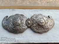 Great big silver sachan hand-hammered buckles chaprazi