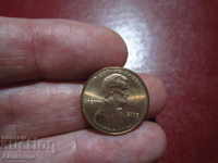 2003 год САЩ 1 цент -