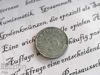 Moneda Reich - Germania - 5 Pfennig | 1942.; Seria F