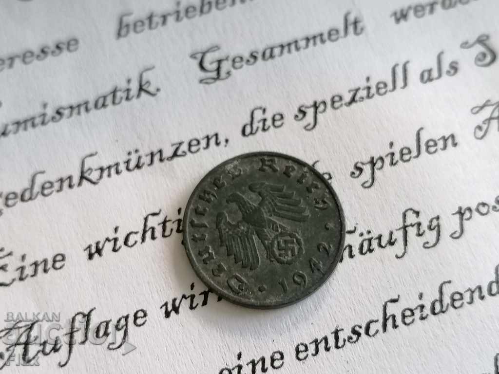 Reich Coin - Germany - 1 Pfennig | 1942; Series D with price 4.50 BGN | € 2.30 Reich Coin - Germany - 1 Pfennig | 1942; Series D with price 4.50 BGN | € 2.30