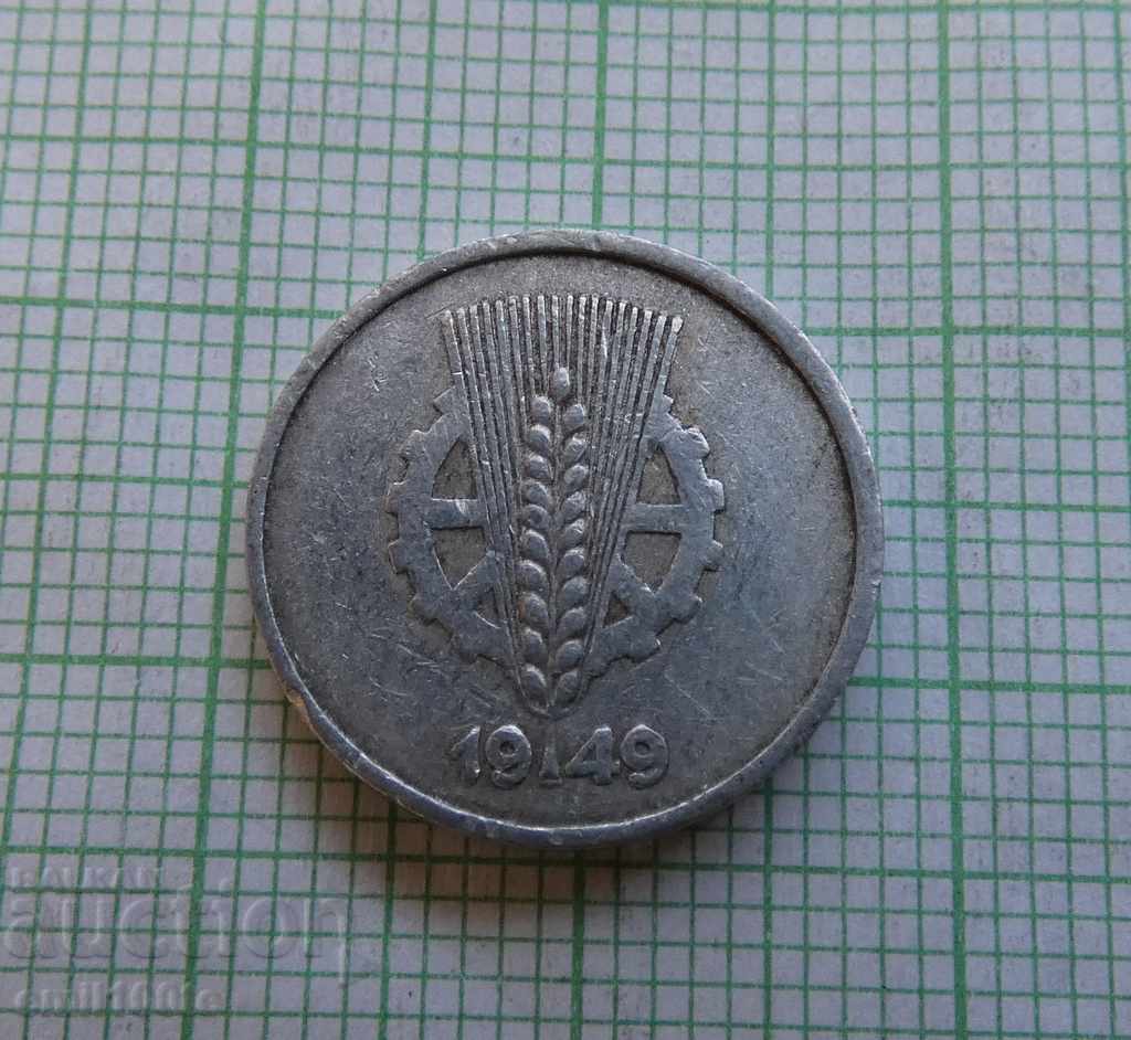 Livrarea 1 pfennig 1949 A GDR Livrarea 1 pfennig 1949 A GDR