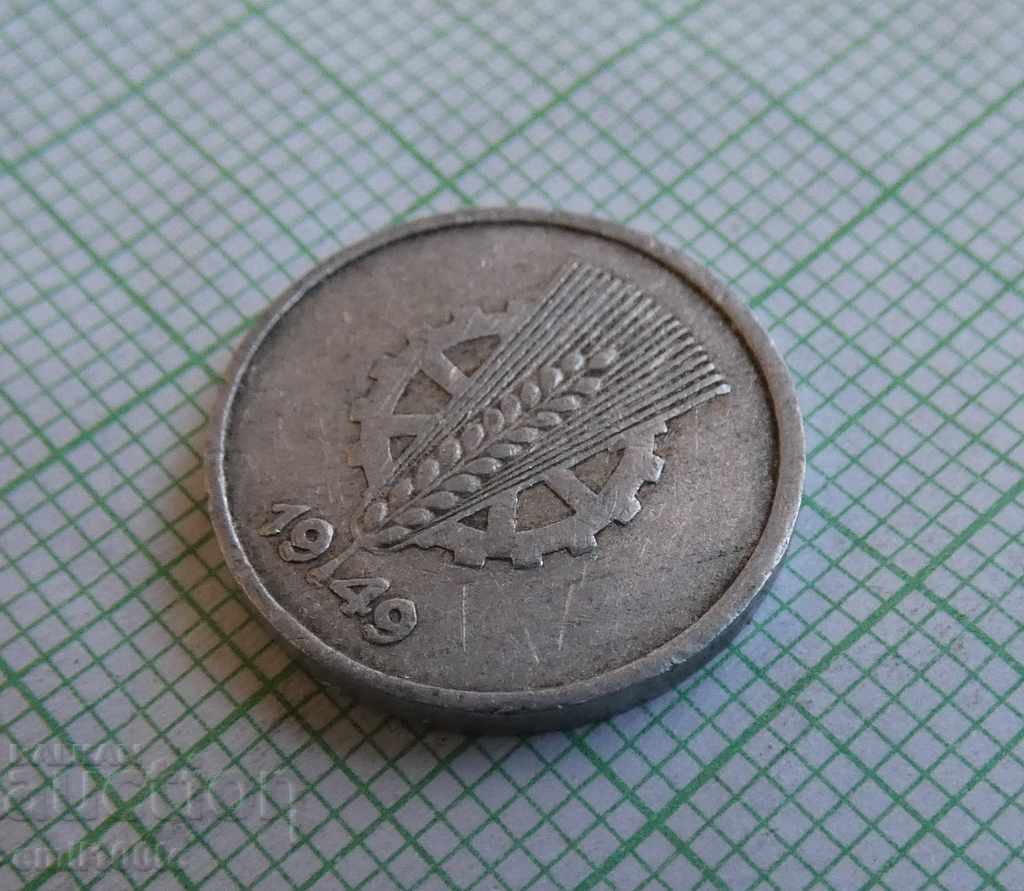 1 pfennig 1949 A GDR - 6 1 pfennig 1949 A GDR - 6