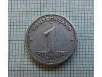 1 pfennig 1949 A GDR