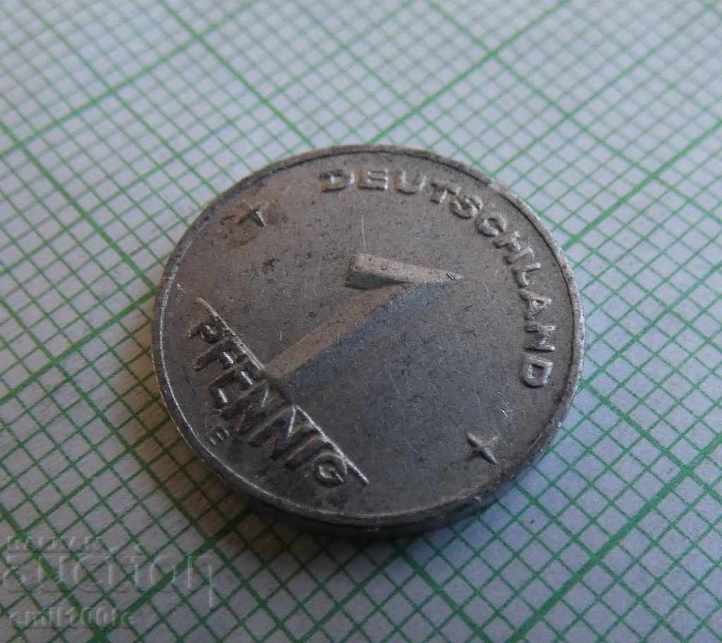 Auction 1 pfenig 1950 E GDR Auction 1 pfenig 1950 E GDR