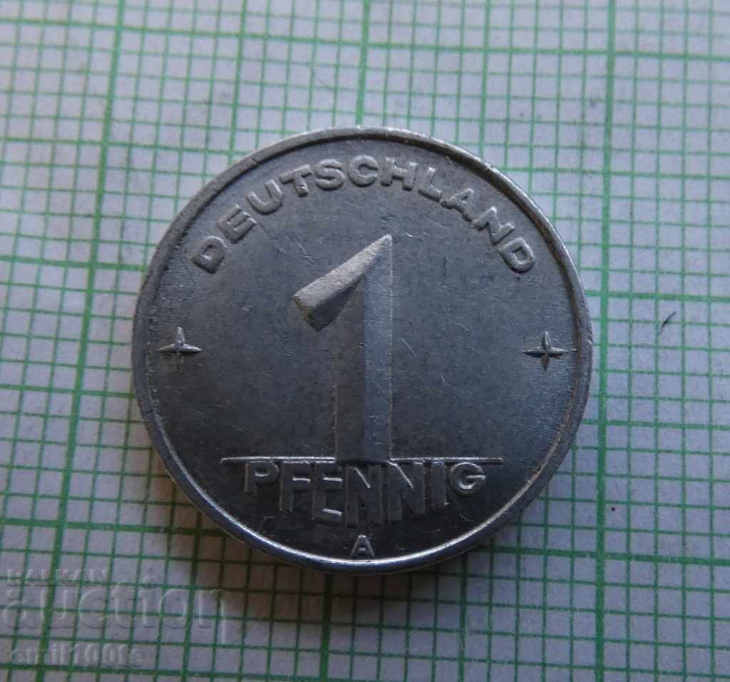1 pfennig 1950 A GDR